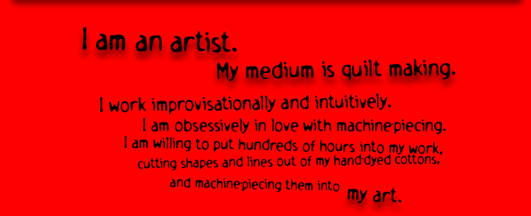 Nancy Crow | I am an artist | My medium is quiltmaking