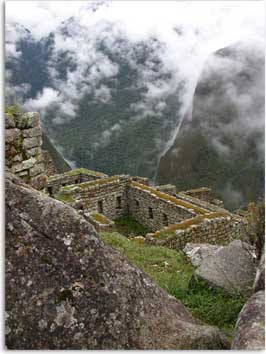 Machu Picchu with clouds - craft tour to Peru