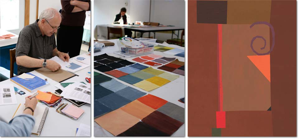 David Hornung collage workshop