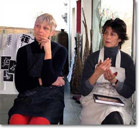 Claire Benn and class participant