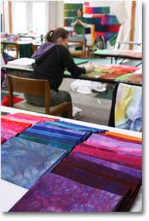 fabric dyeing quilt workshop