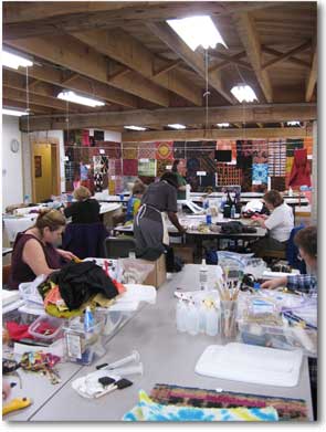 Dyeing to Discharge | Carol Soderlund hand dyed fabric workshop