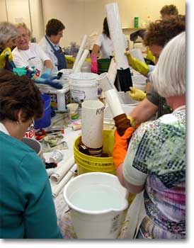 Shibori printing class