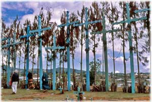 Mayan cemetery in Chiapas