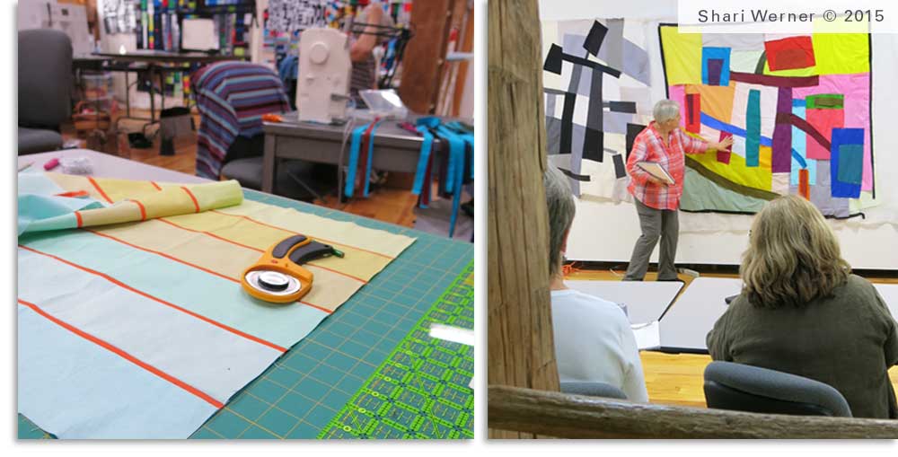 Nancy Crow quilt-making workshop