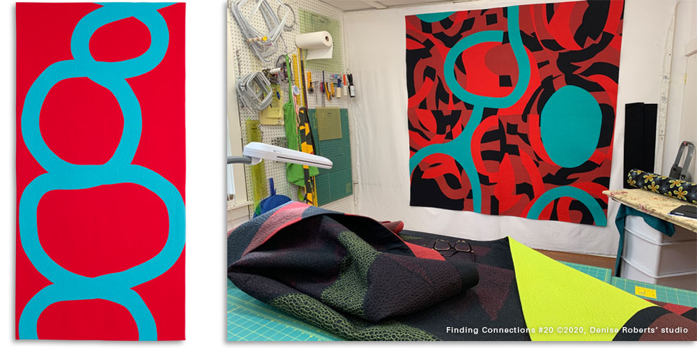 Denise Roberts art workshop quilt