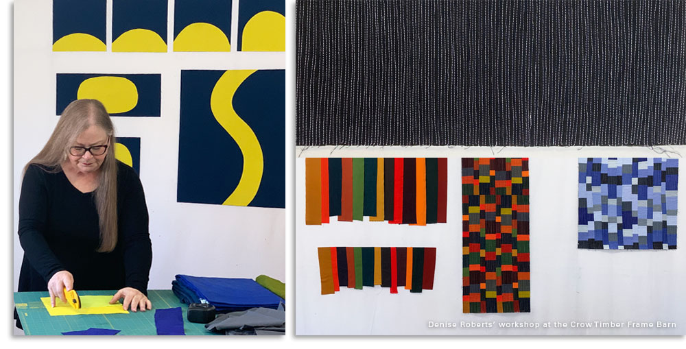 Denise Roberts art workshop quilt