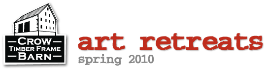 Crow Timber Frame Barn art retreats