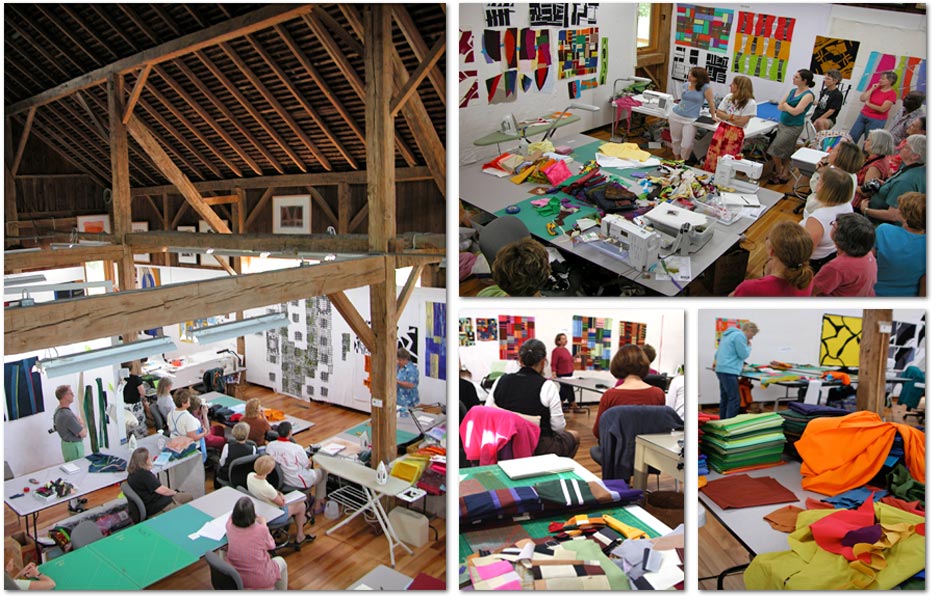 Nancy Crow classes - Crow Timber Frame Barn art retreats